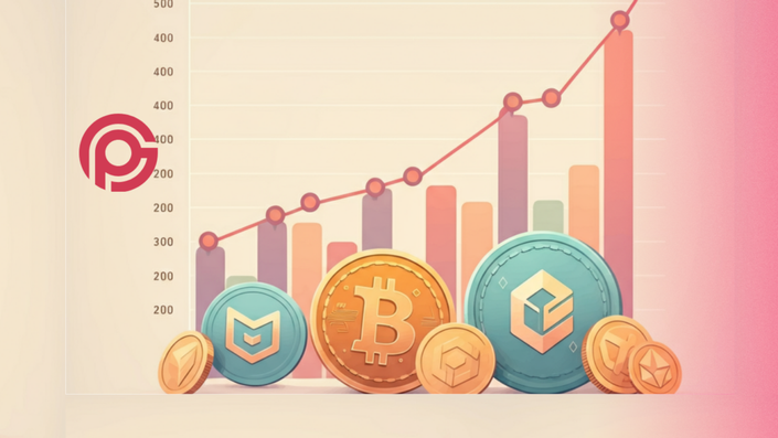 gráfico que muestra diferentes criptomonedas recomendadas para principiantes, como Bitcoin y Ethereum, resaltando sus características